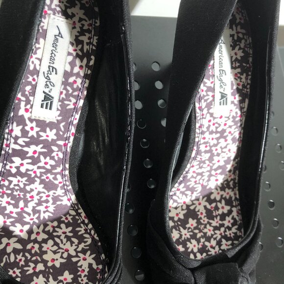 American Eagle - Black Open Toe Pumps - 2.5 inch heel - Size 7 - Never worn - Picture 7 of 9
